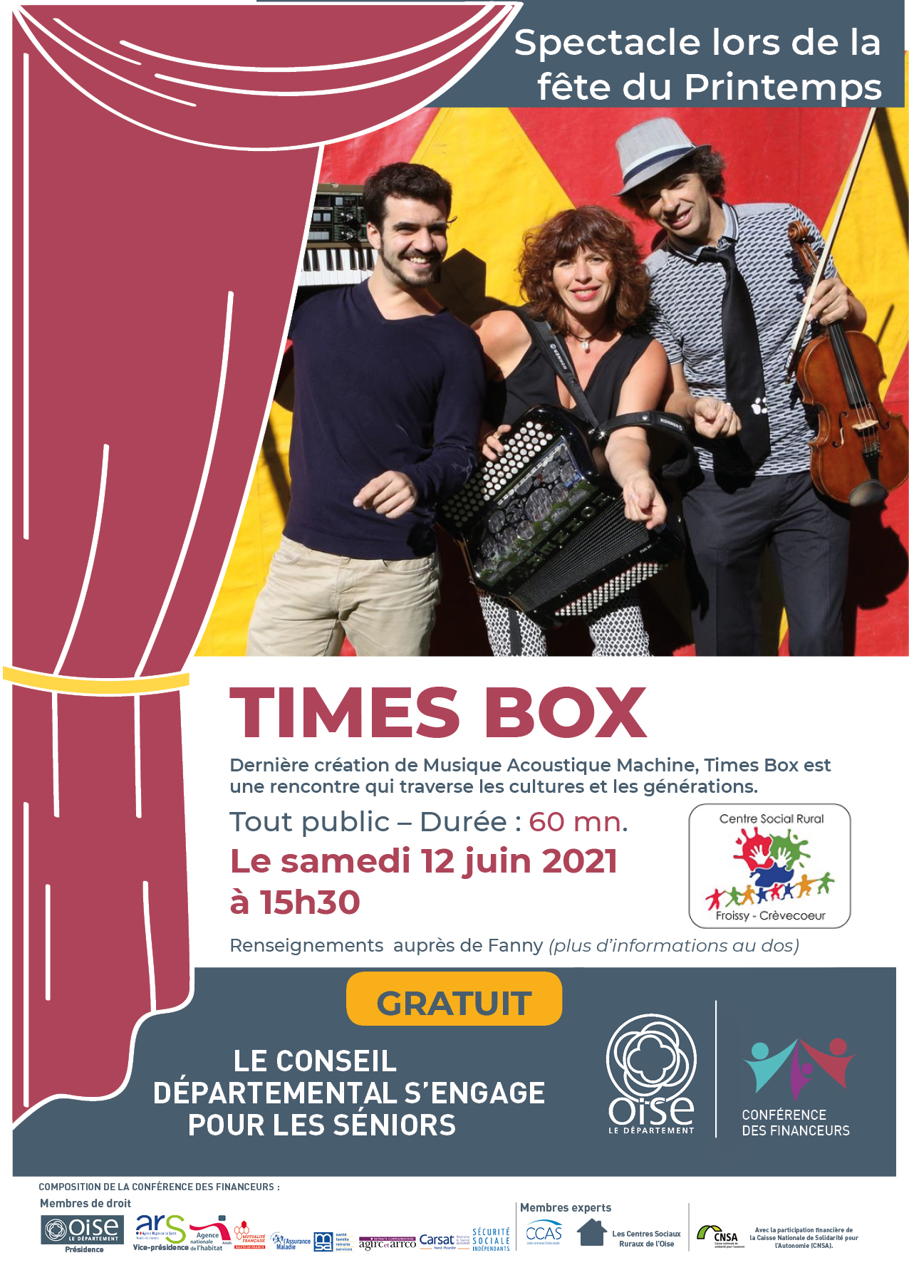 Affiche Times box 12 juin 2021
